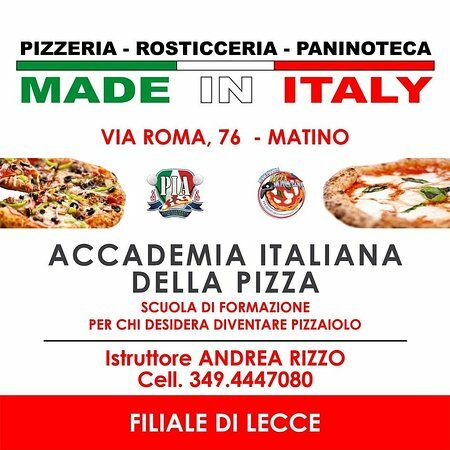 pizzeria MADE IN ITALY